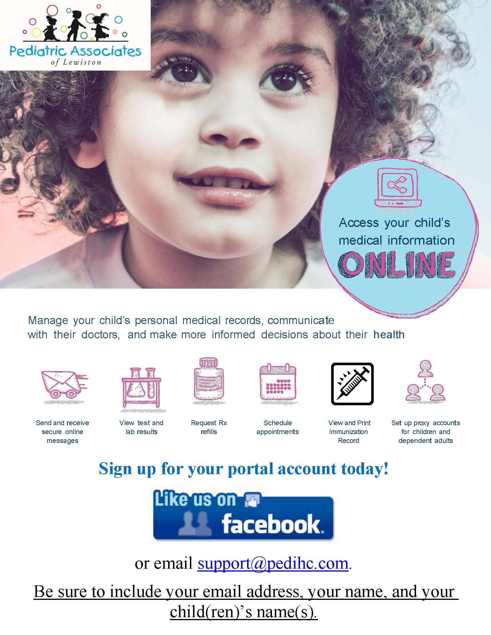 Patient Portal Sign Up Ad Pediatric Associates